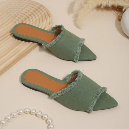 Atelier Denim Mule