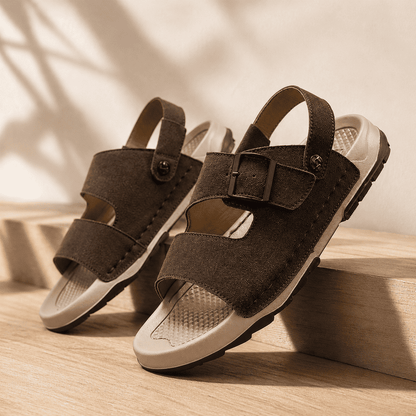 Kalahari Structured Suede Sandal