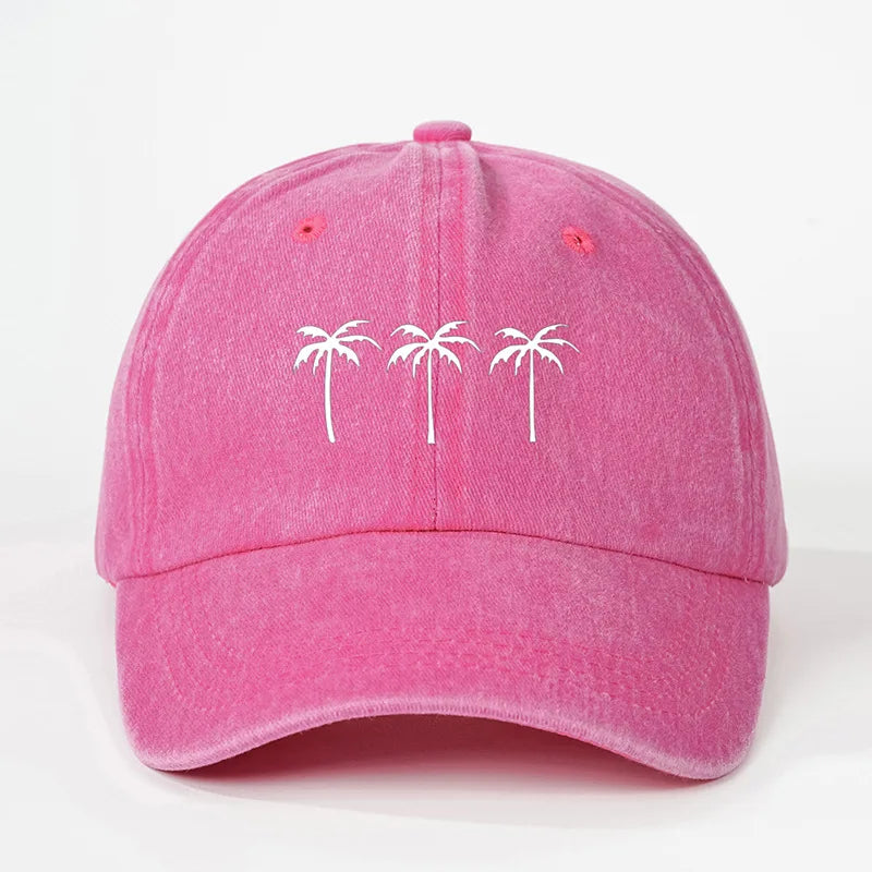 Triple-Palm Washed Canvas Cap