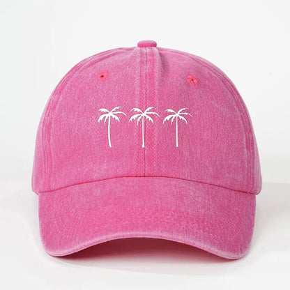 Triple-Palm Washed Canvas Cap