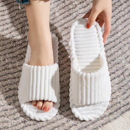 Haven Ribbed Corduroy Slides