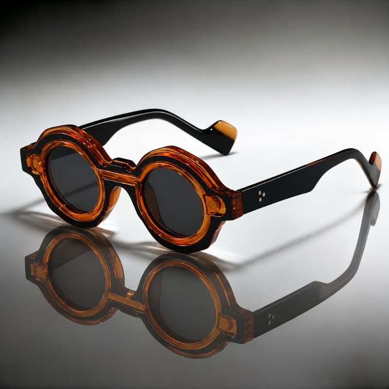 Double-Rim Acetate Sunglasses