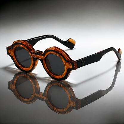 Double-Rim Acetate Sunglasses