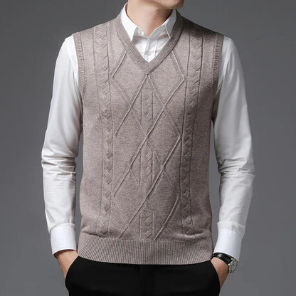 Prussian Argyle Vest