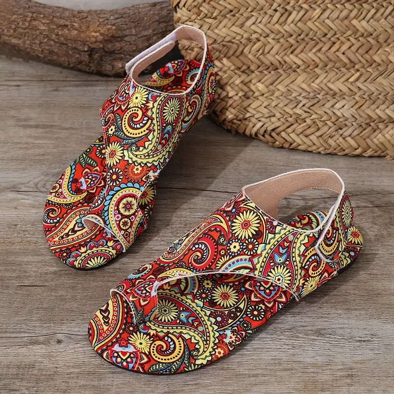 Jardin Persan Jewel-Toe Flats