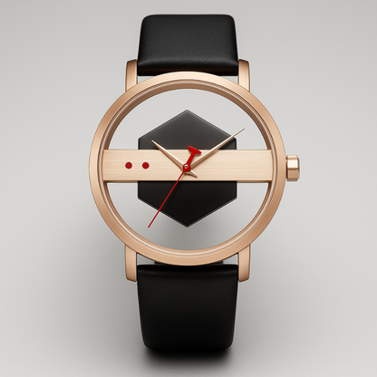 Obsidian Facet Timepiece