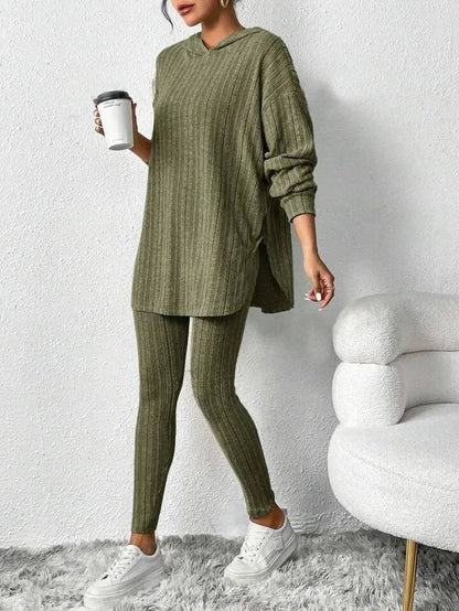 Oversized Hooded Loungewear Ensemble