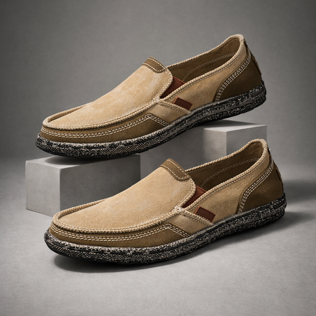 Santorini Canvas Slip-On Loafer