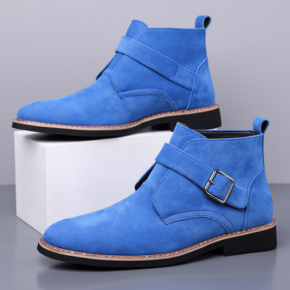 Klein Cobalt Suede Chelsea Boot