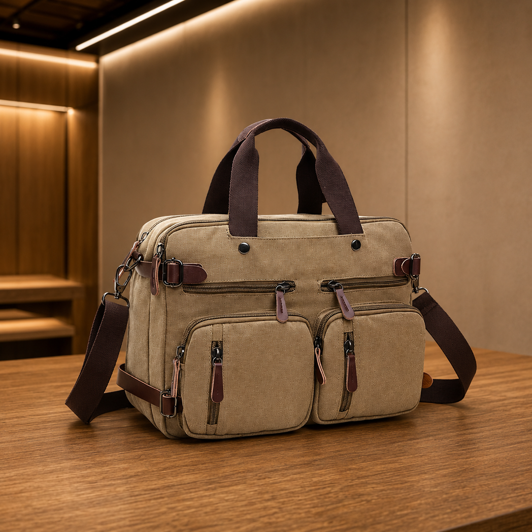Rourke Canvas Briefcase