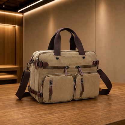 Rourke Canvas Briefcase