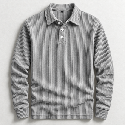 Ashford Ribbed Polo Sweater