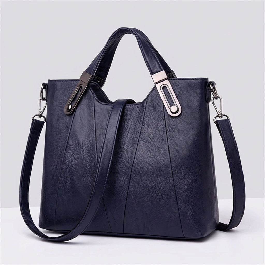Iris & Iron - Panelled Leather Day Bag