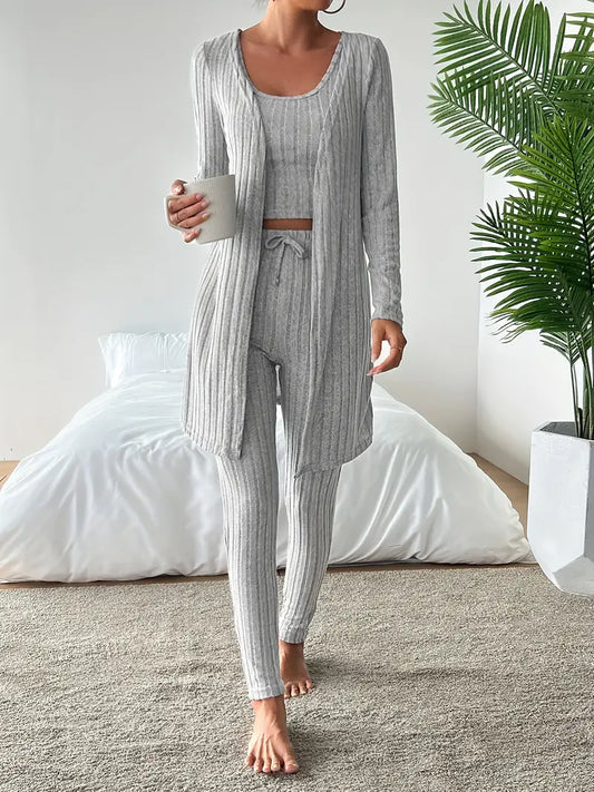 Aveline Premium 3-Piece Ribbed Set