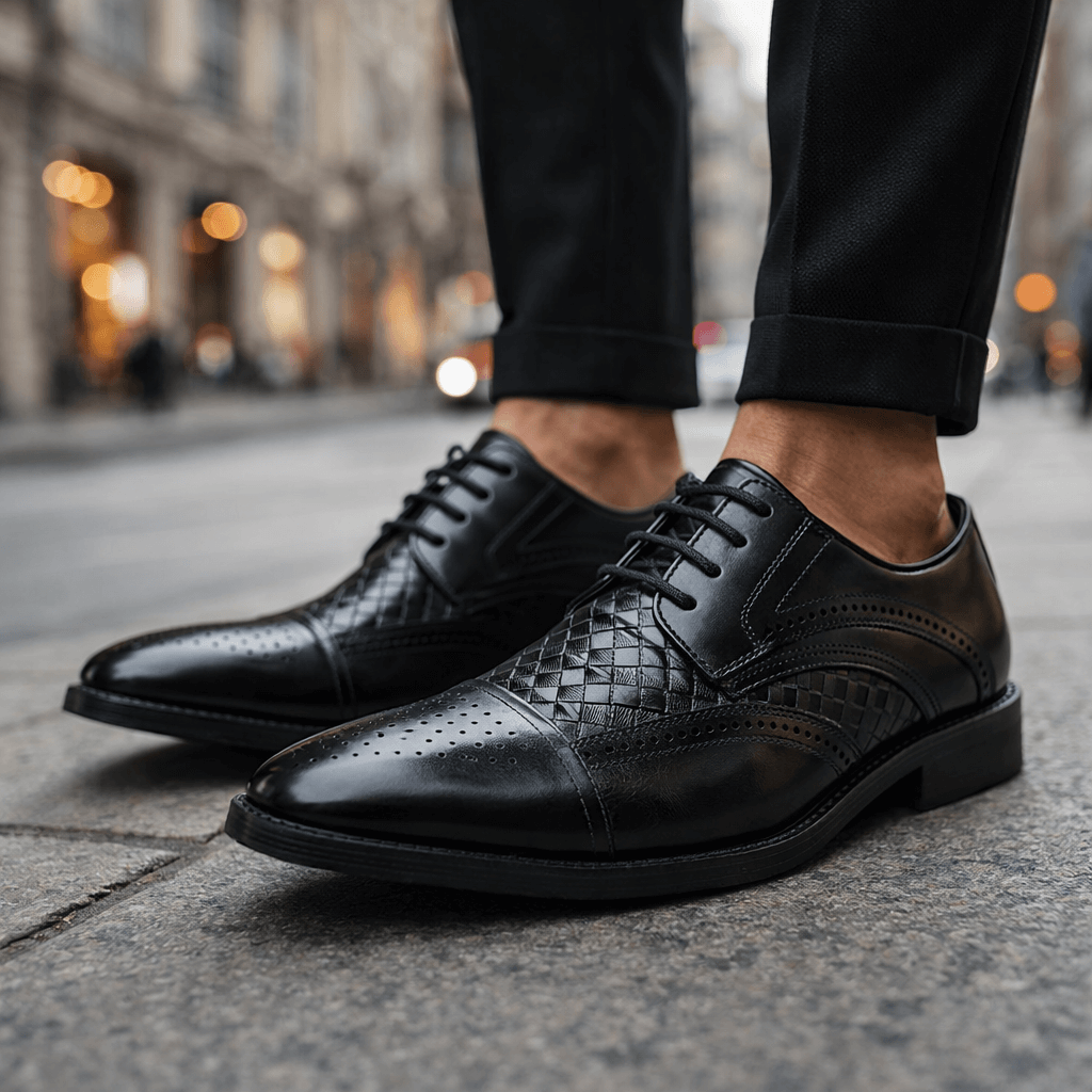 Damier Brogue Oxford