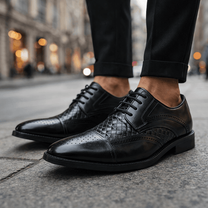 Damier Brogue Oxford