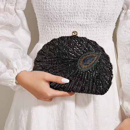 Empress Peacock Clutch Bag