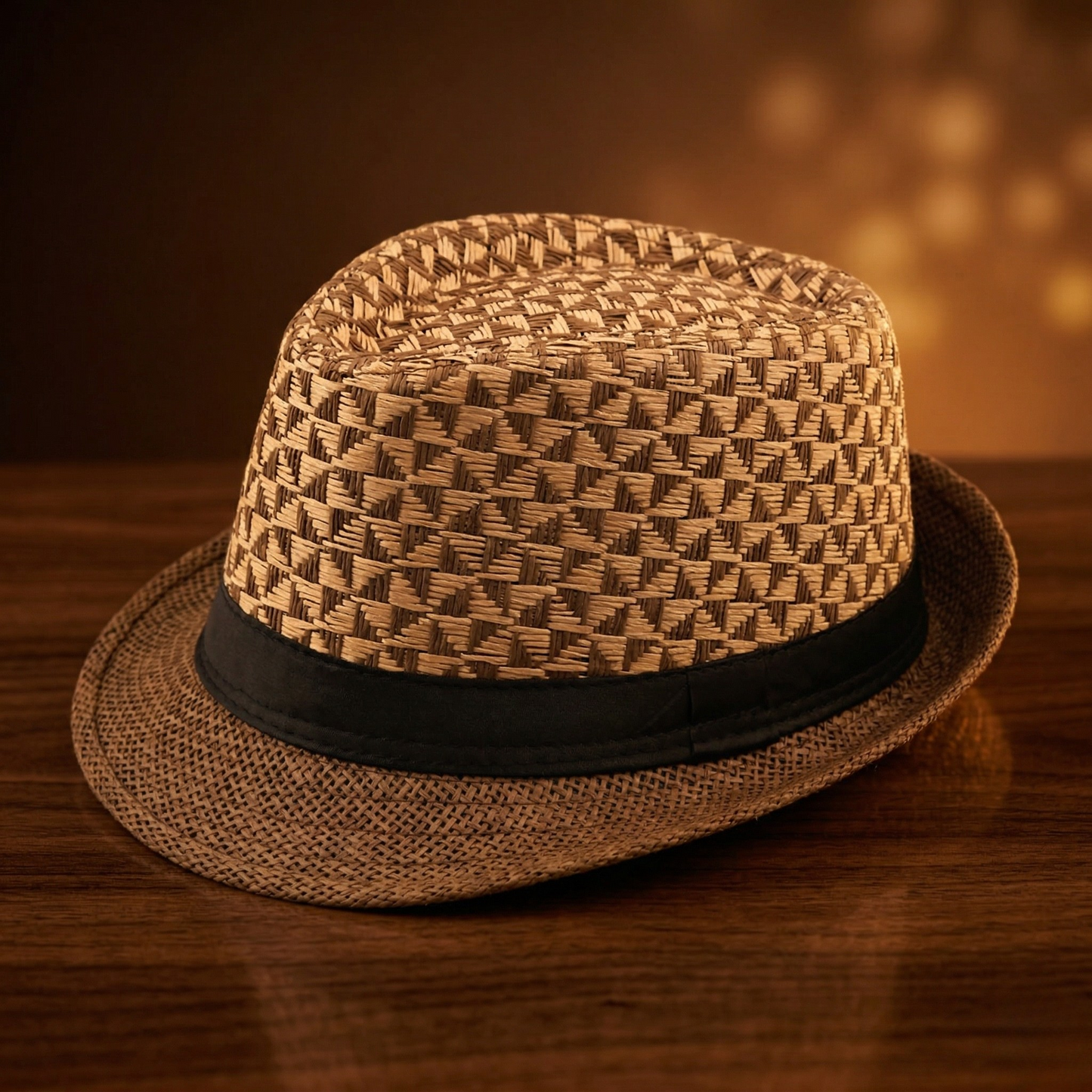 Havana Woven Contrast Trilby