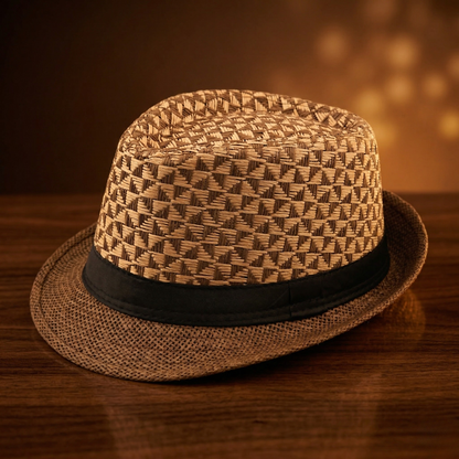 Havana Woven Contrast Trilby