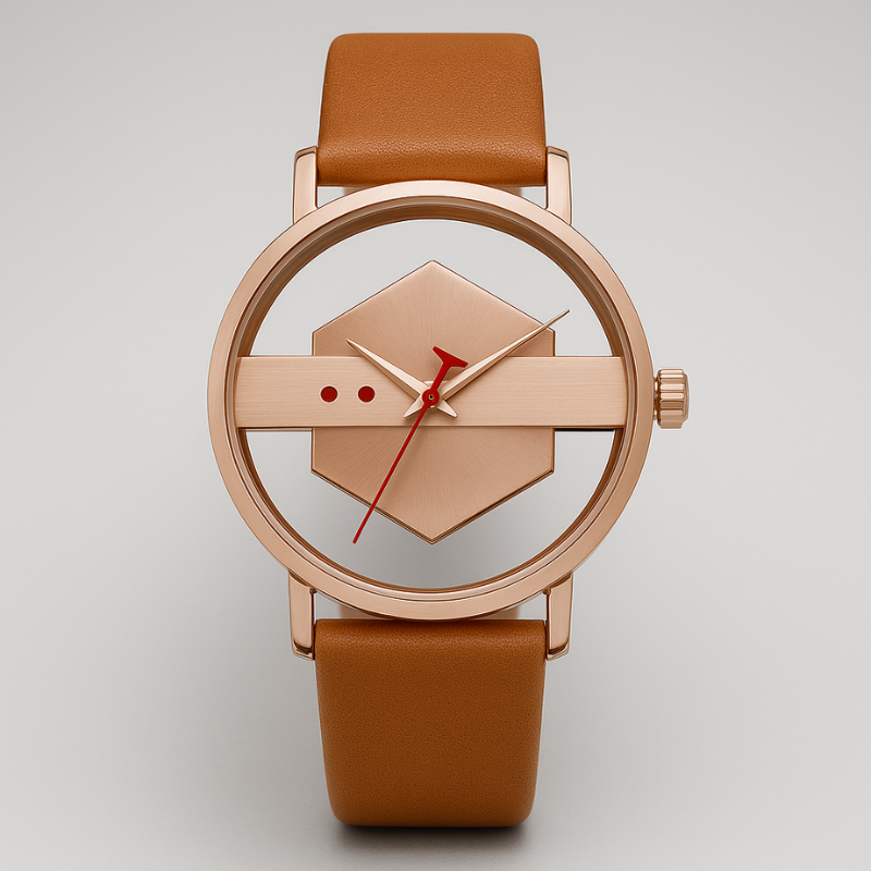 Obsidian Facet Timepiece