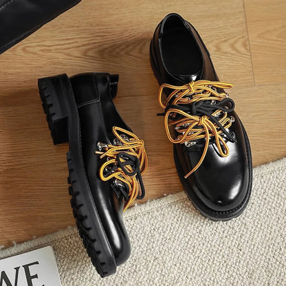 The Summit Lace-Up - Premium Leather & Rubber Sole