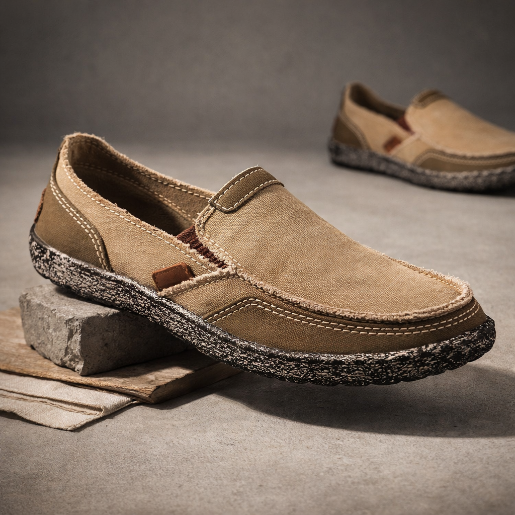 Santorini Canvas Slip-On Loafer