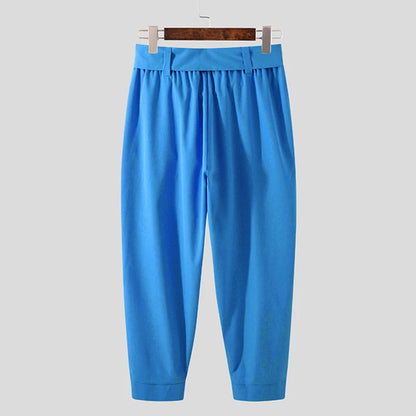 Belted Tapered Trouser