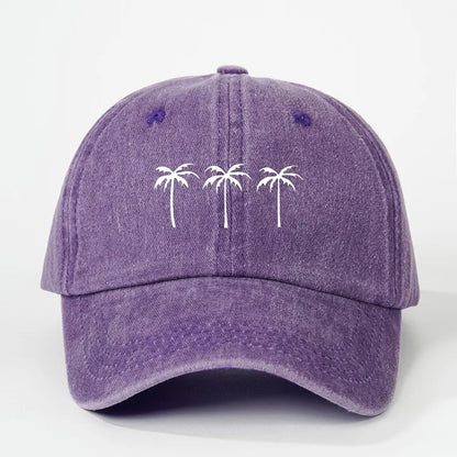 Triple-Palm Washed Canvas Cap
