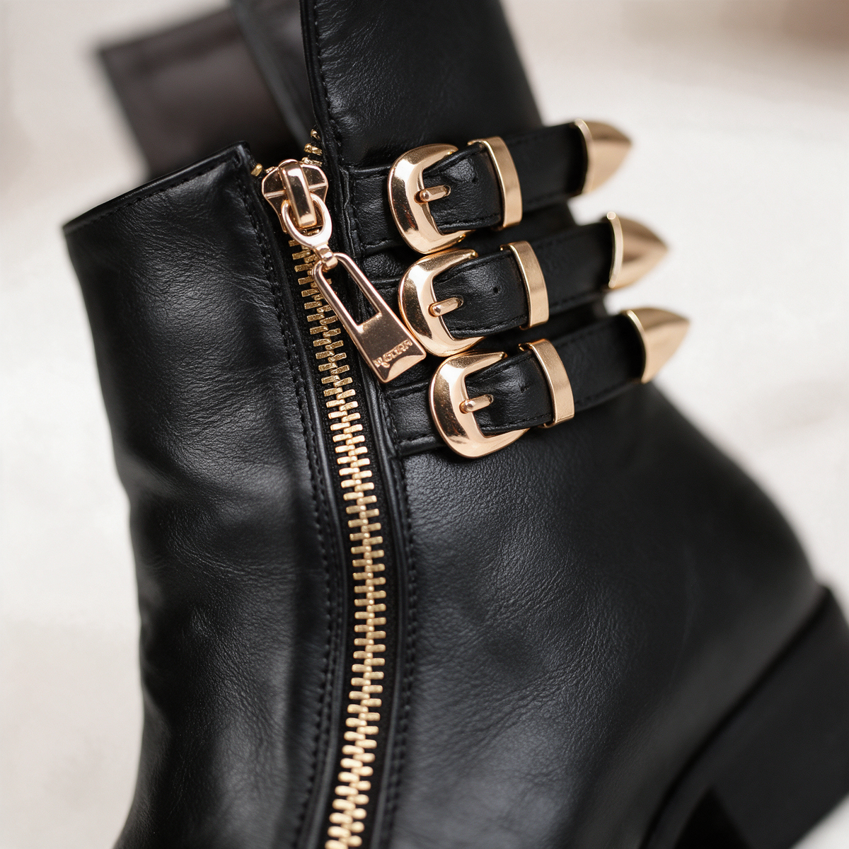 Yale Triple-Buckle Boots
