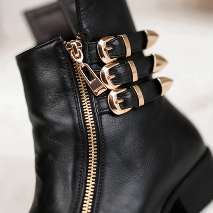 Yale Triple-Buckle Boots