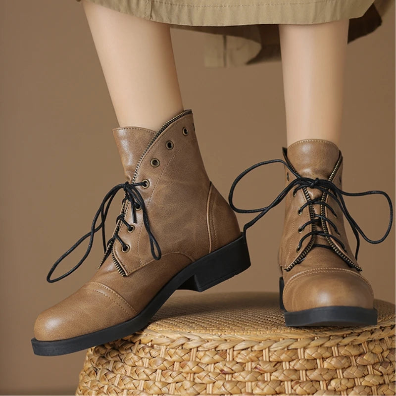 The Nova Split-Zip Ankle Boot