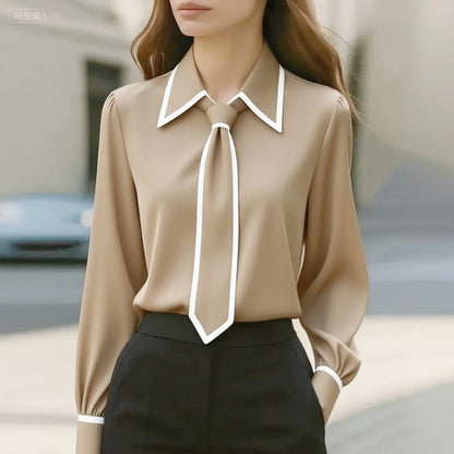 The Atelier Bow Blouse