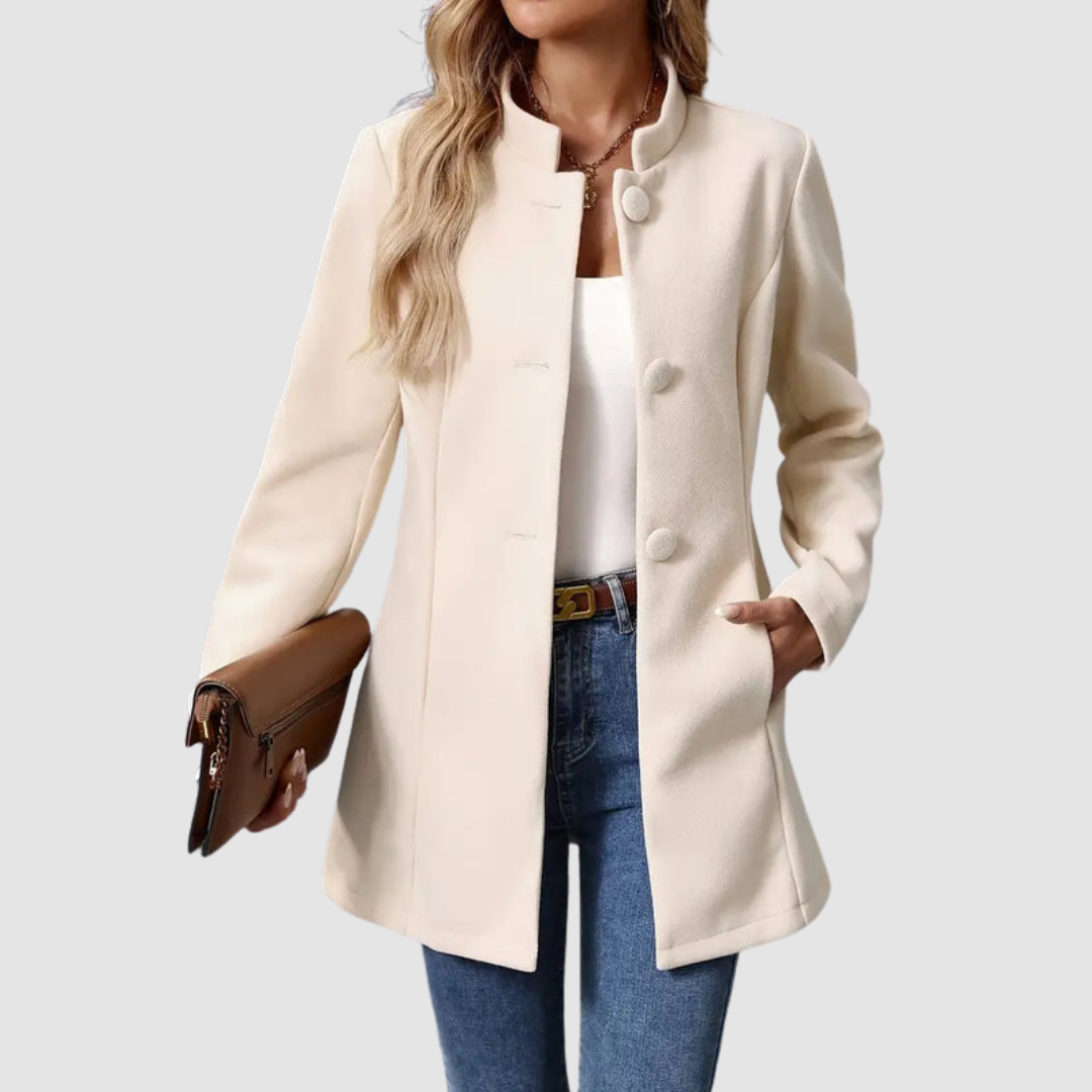 Marchesa Fit-and-Flare Coat