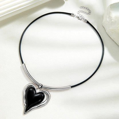 Bella Heart Core Pendant Necklace