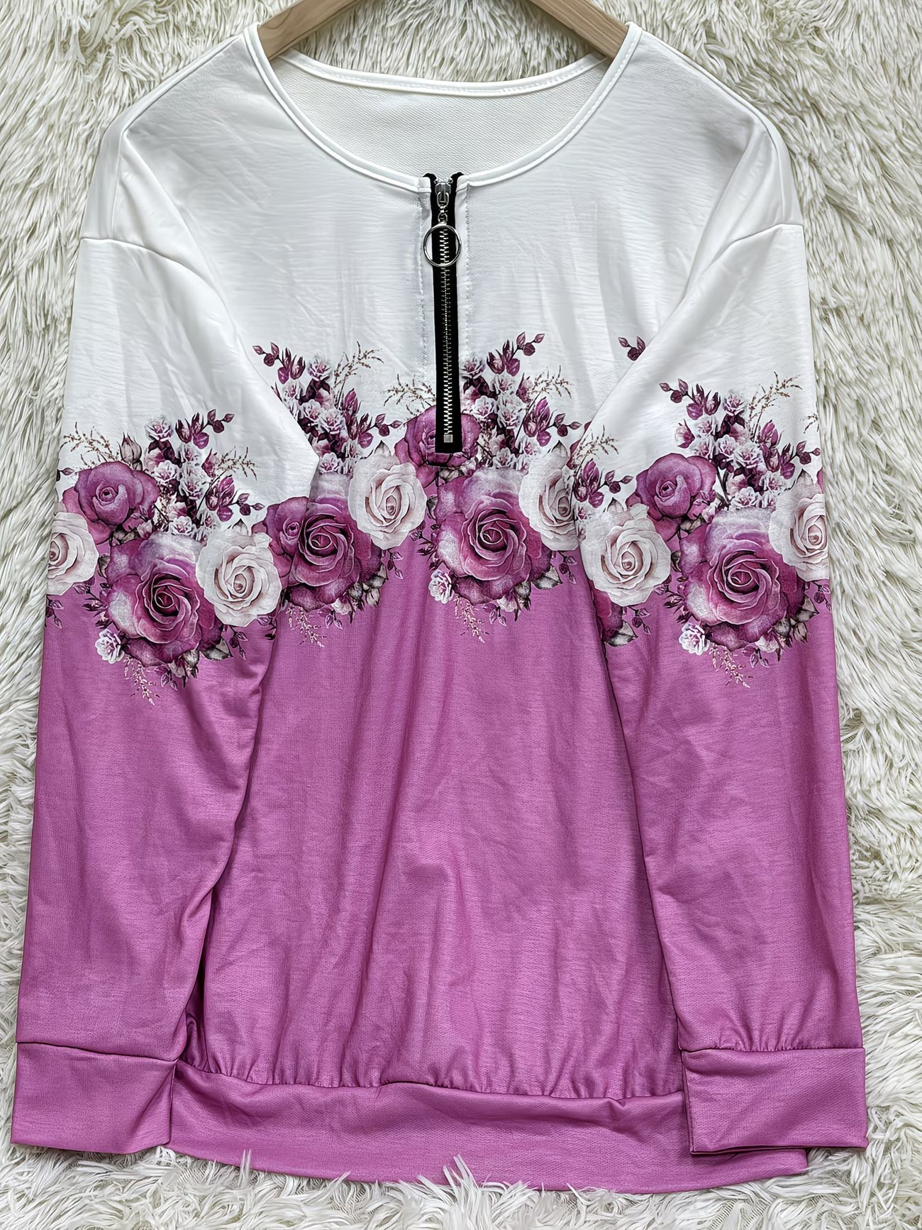 Rosewood Garden Ombré Pullover