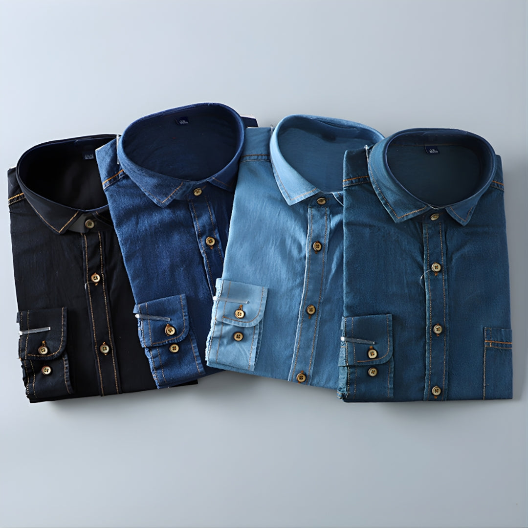 Premium Denim Shirt Jacket