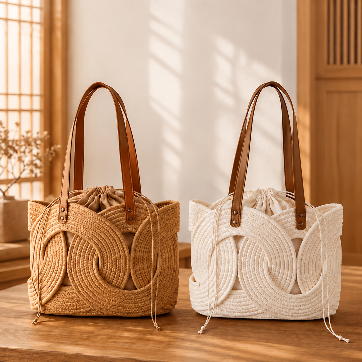 Marbella Woven Tote