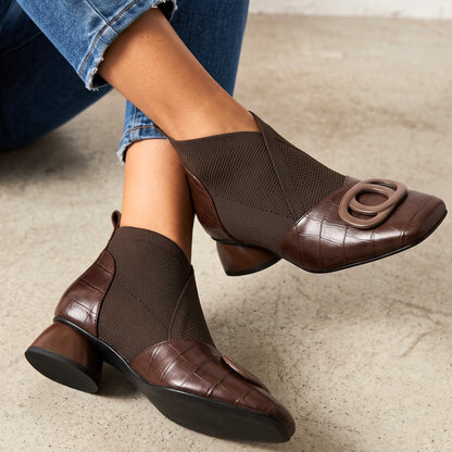 Amara Sock-Panel Boots