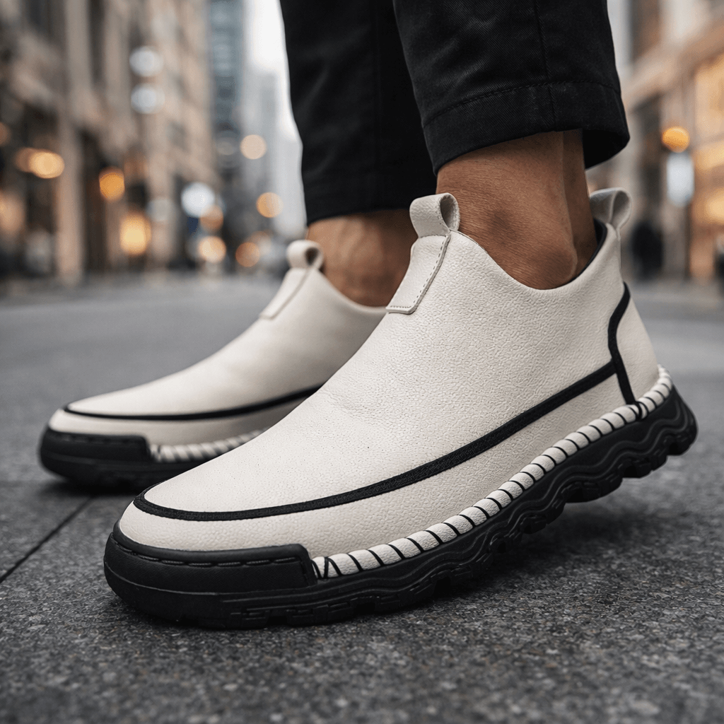 Handcrafted Leather Slip-On Boots