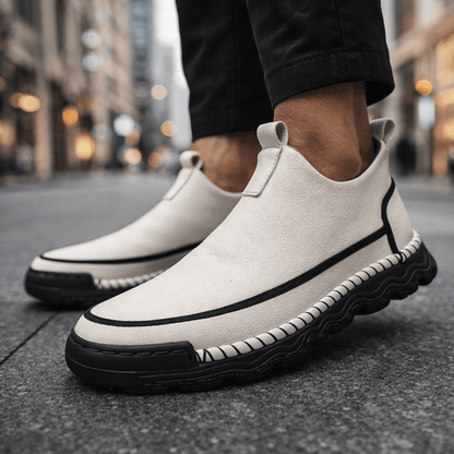 Handcrafted Leather Slip-On Boots