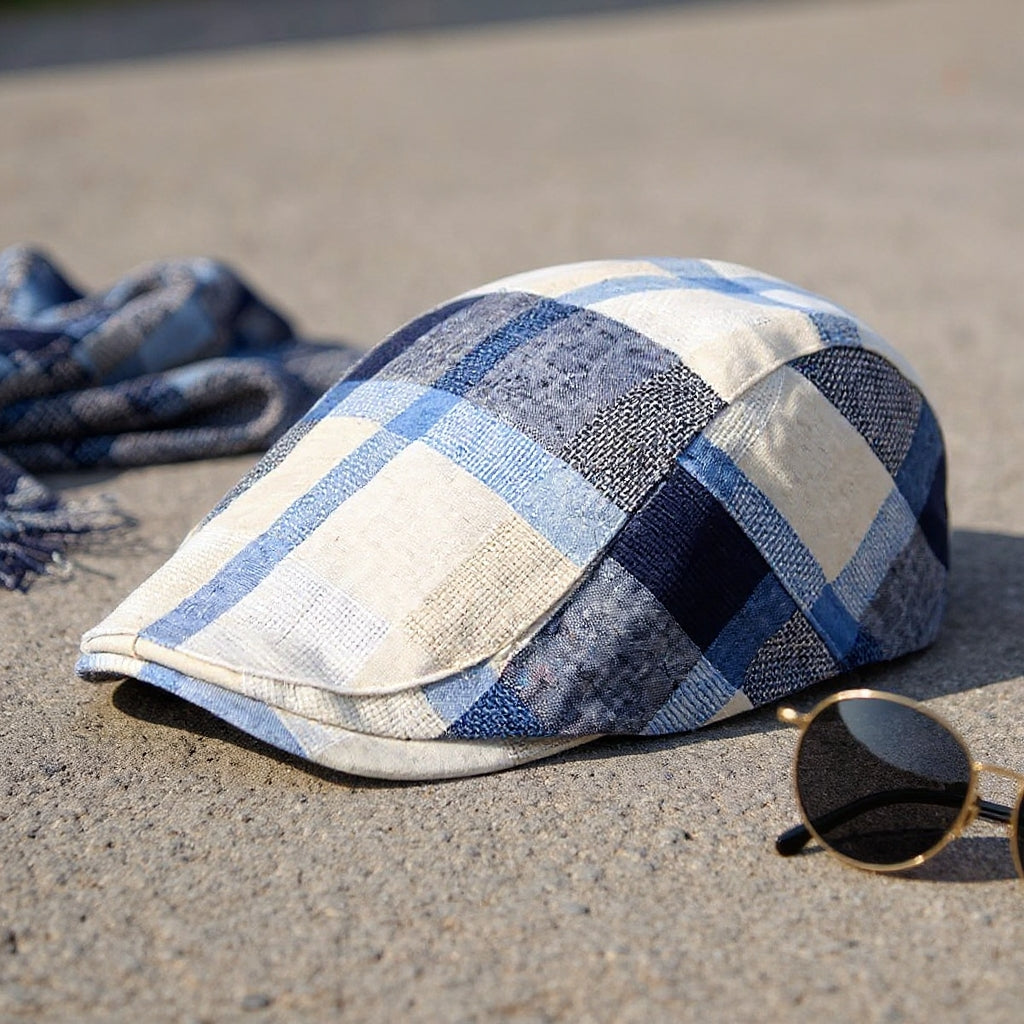 Kensington Patchwork Flat Cap