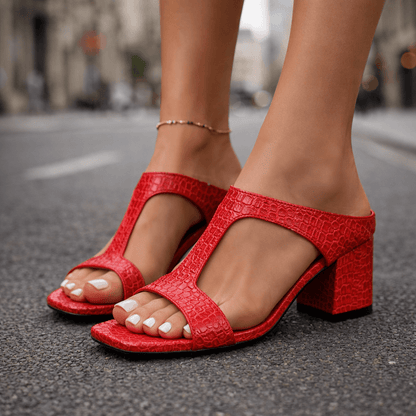 Écaille Block Heels