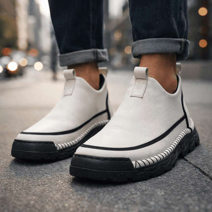 Handcrafted Leather Slip-On Boots