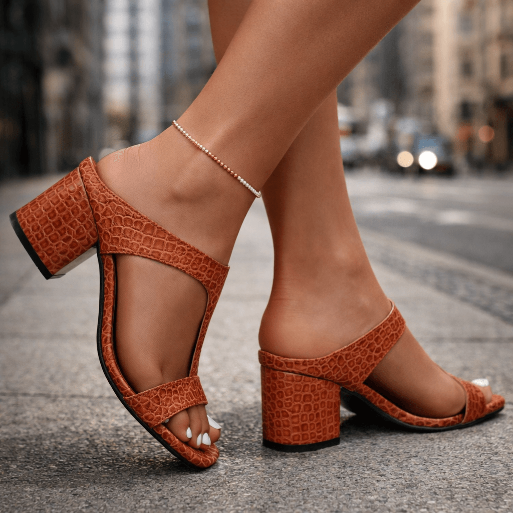 Écaille Block Heels