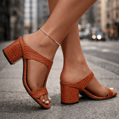 Écaille Block Heels
