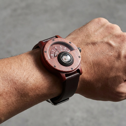 Voyager Natural Wood Instrument Watch