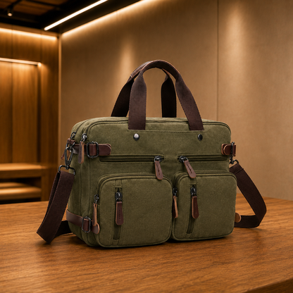Rourke Canvas Briefcase