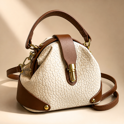 Bellamy Croc-Embossed Dome Bag