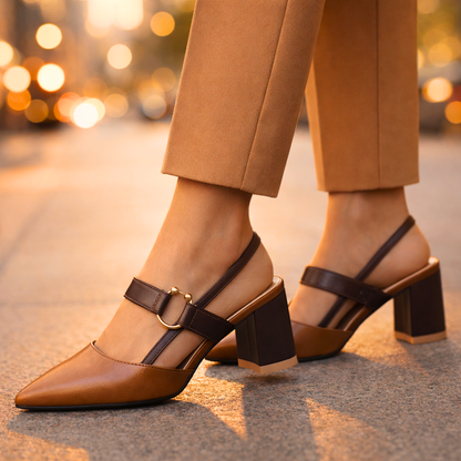 Rue Block Heel Mule