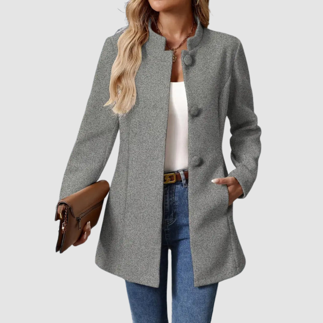 Marchesa Fit-and-Flare Coat